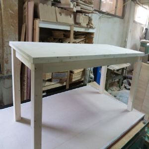 베이직 6인용 원목 식탁(스프러스) (1800*750*750)(샌딩)(1개)