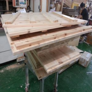 베란다 수납 마루 재료(삼나무) (1400*500*1050)()(1개)