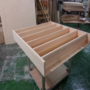 미니소품 수납장 182mm 간격(소나무) (1050*1150*150)(조립)(1개)