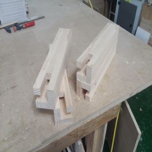 베이직 식탁의자(소나무) (1150*450*400)(1개)