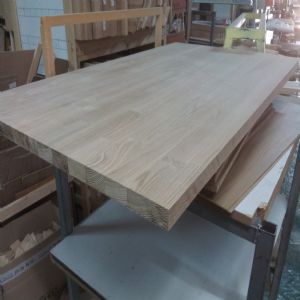 싱크대 ( 하부장1000 mm * 700 mm * 570 mm)(물푸레문짝)(0 mm)(내부장 오크색)