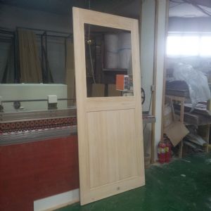 시즈닝 원목 미닫이문 (문틀폭 64mm, 2칸 나눔) (3300*2400*100)(1개)