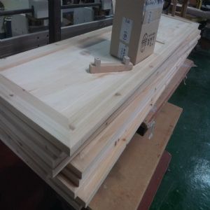 집성원목 18mm 시즈닝 문짝 베이직(알판선택)(1.미송패널세로60mm)(삼나무) (447*1900*0)(조립 완제품)(10개)