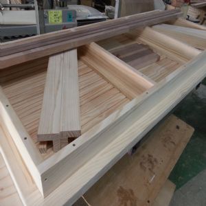 베이직 6인용 원목 식탁(소나무) (1800*700*800)(샌딩작업)(1개)