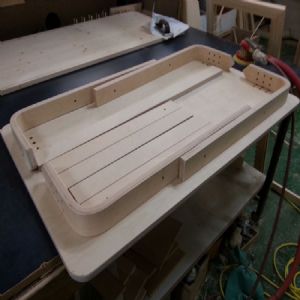 자작 심플테이블(자작합판) (1100*730*650)(샌딩)(1개)