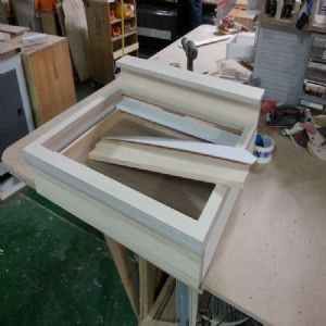 쿡탑용 서랍싱크장(자작합판) (605*136*535)(샌딩)(1개)