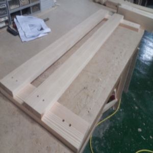 베이직 프린세스 침대(슈퍼싱글매트 1100X2000 평상식)(소나무) (2140*1110*1220)(1개)