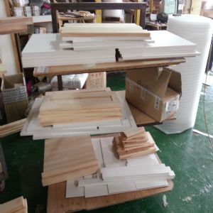 싱크대 ( 하부장3300 mm * 700 mm * 570 mm)(소나무문짝)(0 mm)(내부장 백색)