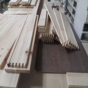 웨스턴 원목 거실장 (삼나무) (2000*490*450)(1개)