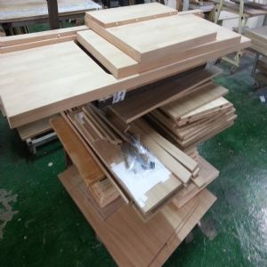 싱크대 ( 하부장2700 mm * 700 mm * 570 mm)(앨더문짝)(96mm)(내부장 오크색)(조립요청)