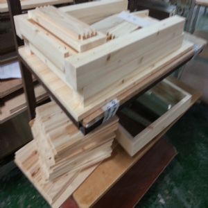 천연 원목 건강 일반 책상 서랍없음(홍송) (850*730*500)(1개)