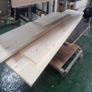 모던 2단 원목 장식장(홍송) (500*1800*450)(2개)