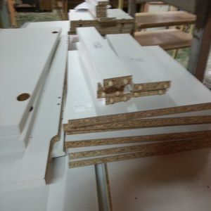 양쪽문 수납장 (화이트)(코팅) (770*860*400)(1개)