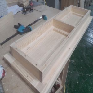 베이직 식탁의자(소나무) (1200*450*400)(1개)