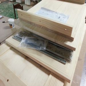 시즈닝 주방수납장 싱글 18mm(소나무) (600*1023*540)(1개)