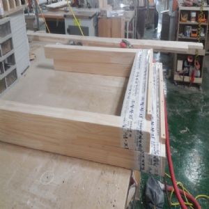 천연 원목 건강 트윈 서랍 책상(소나무) (1800*900*800)()(1개)