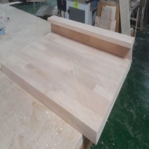 싱크대상판 원목(특수목) 36mm(뒷턱포함,싱크볼 별매)(2.볼규격 JS870)(오리나무) (2850*36*600)(1개)