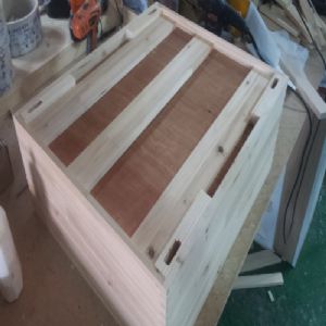 하트 건강 수납 침대 (소나무) (2000*400*1200)(1개)