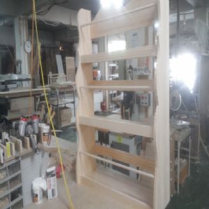 유로 원목 파티션 미니책장(소나무) (900*1113*300)(1개)