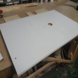 싱크대 ( 하부장1500 mm * 700 mm * 570 mm)(물푸레문짝)(0 mm)(내부장 백색)