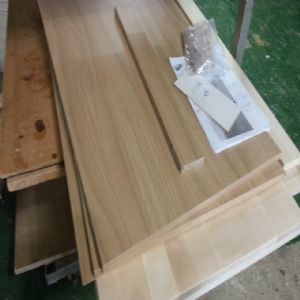 싱크대상판 원목(특수목) 36mm(뒷턱포함,싱크볼 별매)(1.볼규격 JS850)(자작나무) (1800*36*550)(샌딩)(1개)