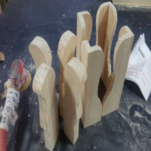 원목 나무학다리 A형(4개한세트) (소나무) (100*300*0)(1개)