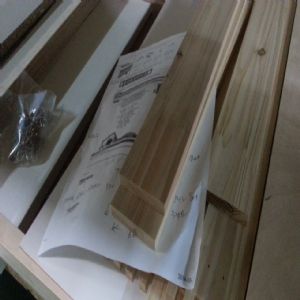 쿡탑용 서랍싱크장(자작합판) (600*140*520)(샌딩)(1개)