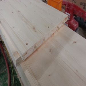 제니스 침대용 이동식 테이블(스프러스) (1400*750*400)(샌딩)(1개)