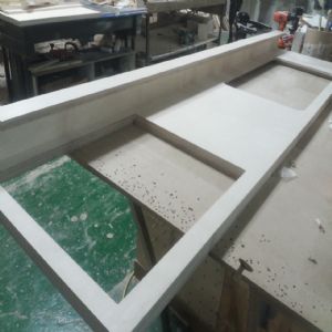 싱크대상판 원목(특수목) 36mm(뒷턱포함,싱크볼 별매)(5.기타볼(도면필수))(자작합판) (2960*36*600)(샌딩)(1개)