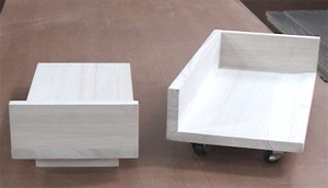 무늬목 시공 스피커, 수납장, 컴퓨터 받침 작업모습 동영상 보기