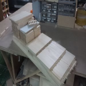 약장형 원목 TV장 18mm(소나무) (1000*500*350)(1개)