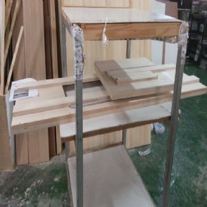 싱크대상판 원목(특수목) 36mm(뒷턱포함,싱크볼 별매)(5.기타볼(도면필수))(자작합판) (2310*36*560)(샌딩)(1개)