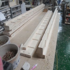 심플 베이직 침대(침상높이선택)(1.침상높이416mm 18mm 집성상판)(소나무) (2120*410*1220)(샌딩)(2개)