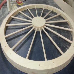 원목 엔틱 마차 바퀴 지름 1000mm 두께 36mm