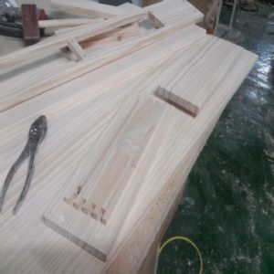 천연 원목 건강 트윈 서랍 책상(소나무) (1200*750*600)(샌딩)(1개)