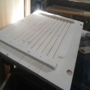 원목 짜임 토이박스(이동식,숨은바퀴) (스프러스) (930*240*600)(2개)