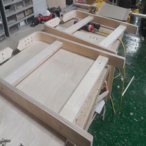 자작 심플테이블(자작합판) (1200*750*600)(샌딩)(1개)