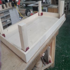 접이식 원목 좌탁(1.18mm 일반상판)(스프러스) (1200*305*700)(샌딩)(1개)