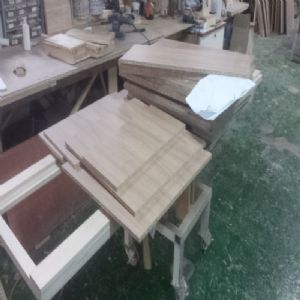 싱크대 ( 상부장2200 mm * 800 mm * 310 mm 하부장2200 mm * 700 mm * 570 mm)(물푸레문짝)(0 mm)(내부장 오크색)