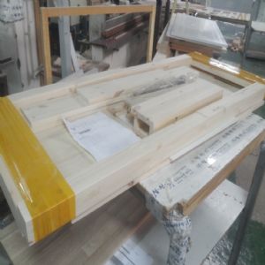 천연 원목 건강 서랍 책상(샌딩포함)(홍송) (1200*740*620)(1개)