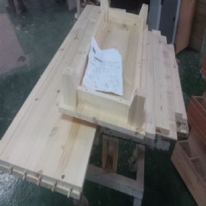 모던 심플 수납장(홍송) (850*1500*400)(샌딩)(1개)