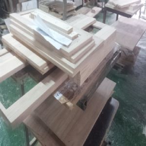 싱크대 ( 하부장1500 mm * 700 mm * 570 mm)(물푸레문짝)(128mm)(내부장 오크색)