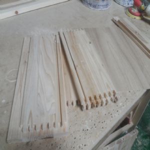 모던 AV장 와이드 형(1.루터 곡면)(삼나무) (2370*599*400)(1개)