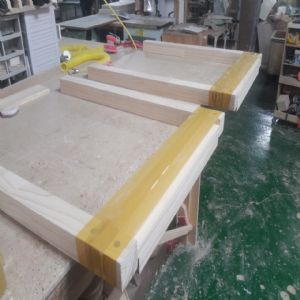 천연 원목 건강 일반 책상 서랍없음(소나무) (1800*900*750)(샌딩)(1개)