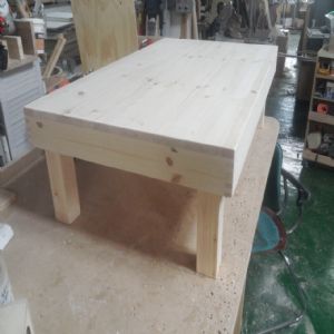 접이식 원목 좌탁(1.18mm 일반상판)(홍송) (1000*300*600)(샌딩)(1개)