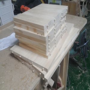 모던수납 침대(소나무) (2100*400*1500)(1개)