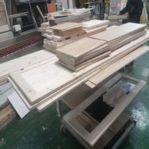 원목 신발장(삼나무) (1380*2100*300)(샌딩)(1개)