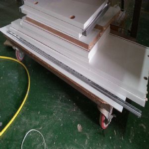 UV 고광택 벽붙이 백색 수납장(UV고광택화이트) (1100*600*400)(2개)