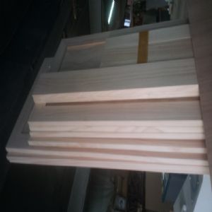 원목 시즈닝 2단 여닫이