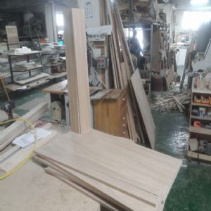 싱크대 ( 하부장500 mm * 700 mm * 570 mm)(UV백색)(0 mm)(내부장 오크색)